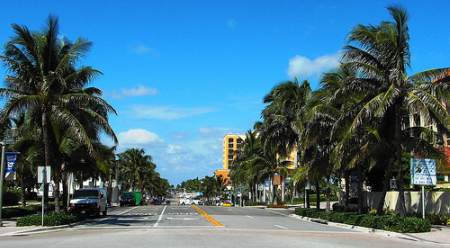 delray atlantic avenue beach florida voted street main winning award