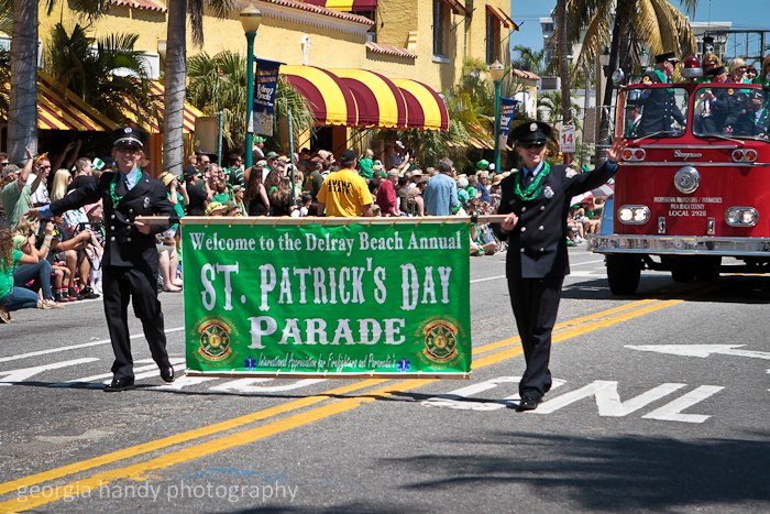 who started the st patricks day parade in delray