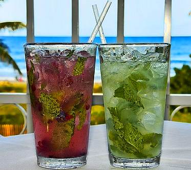 Mojitos<br>Ocean View From Boston's on the Beach Upper Deak