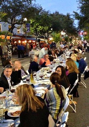 longest dining table in florida